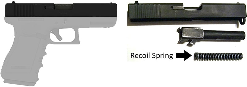glock 17 Slide Recoil Spring 