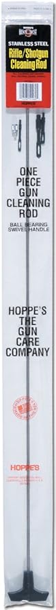 Hoppe's Bench Rest Stainless Steel 1-Piece Universal Rifle/Shotgun Cleaning Rod